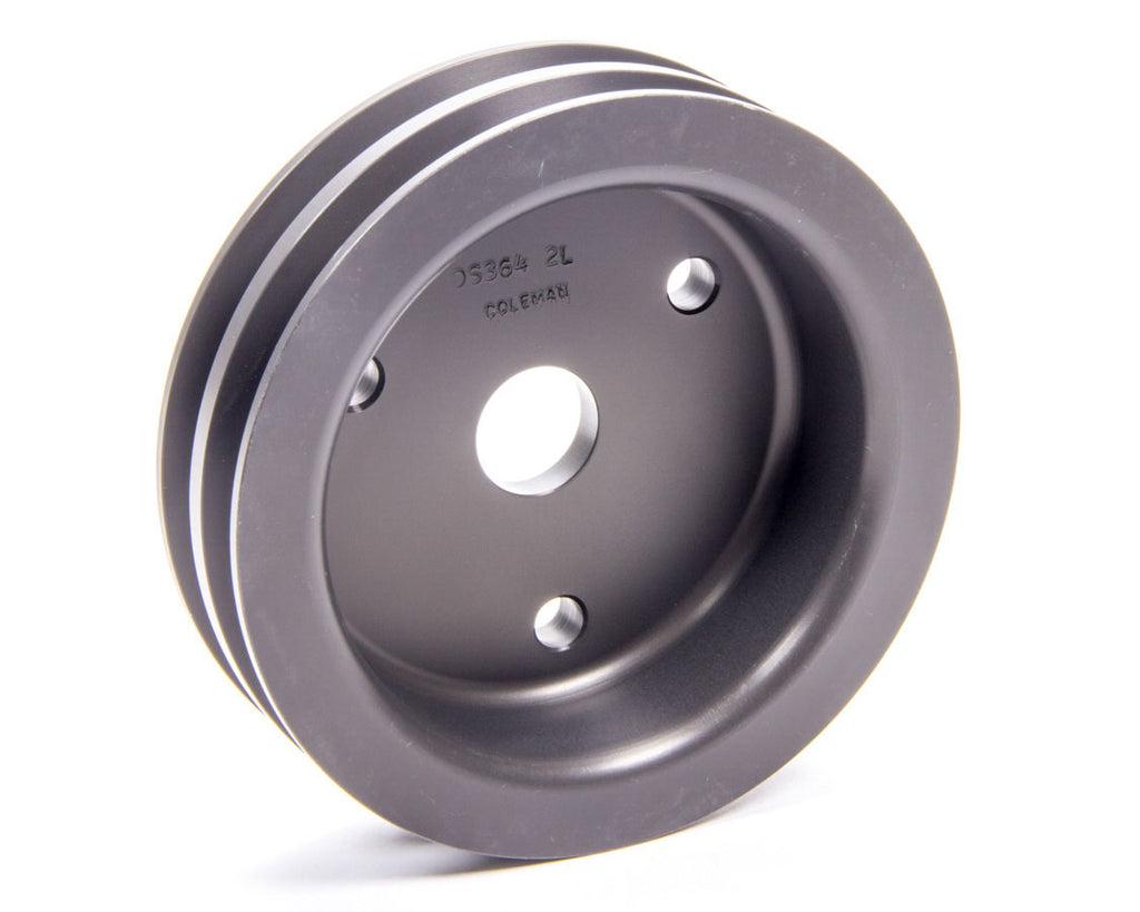 COLEMAN RACING PRODUCTS DS-364-2L - SBC Alum Lower Pulley  image