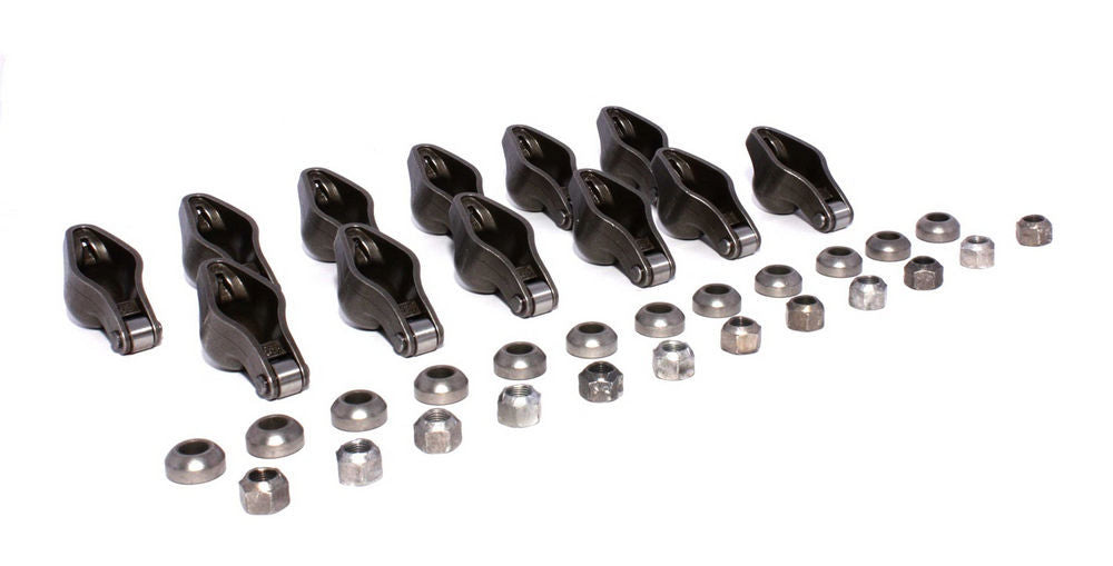 COMP CAMS 1412-12 - SBC Mag-Roller Rocker Arms 3/8 Stud/1.52 Ratio image