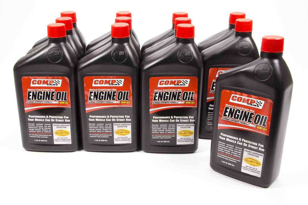 COMP CAMS 1595-12 - 15W50 Motor Oil - (12) Muscle Car & Street Rod image