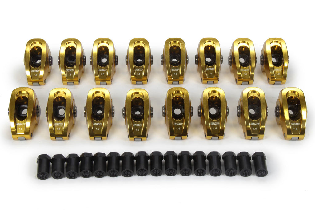 COMP CAMS 19043-16 - SBF Ultra Gold R/A's - 1.6 Ratio 3/8 Stud image