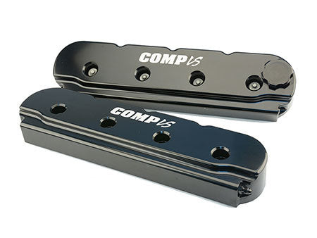 COMP CAMS 291 - GM LS Billet Valve Cover Set Black Finish image