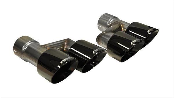 CORSA PERFORMANCE 14333BLK - Exhaust Tip Kit Dual Rear Exit image