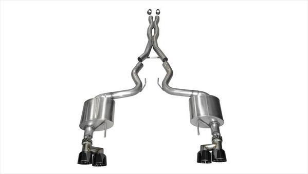 CORSA PERFORMANCE 14335BLK - Exhaust Cat-Back - 3.0in Dual Rear Exit image