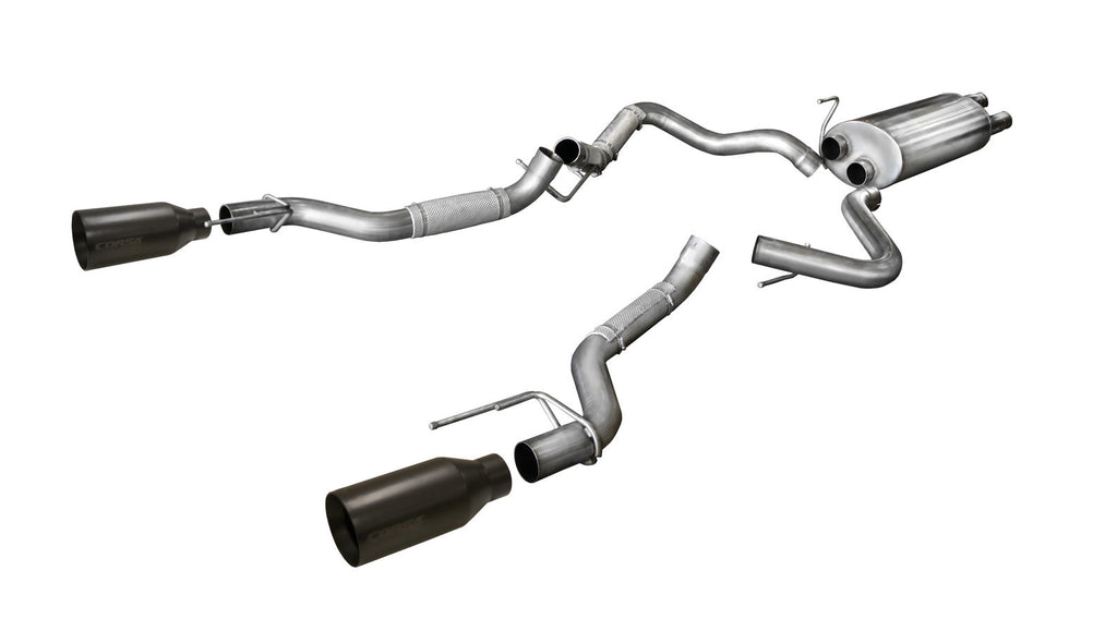 CORSA PERFORMANCE 14397BPC - Exhaust Cat-Back r Exit with Single 5.0in image