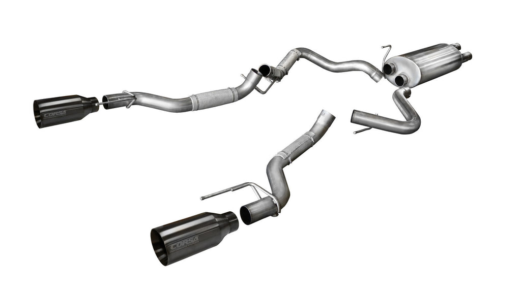 CORSA PERFORMANCE 14397GNM - Exhaust Cat-Back r Exit with Single 5.0in image