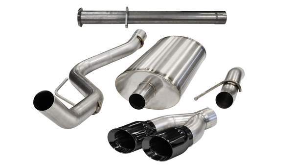 CORSA PERFORMANCE 14759BLK - Exhaust Cat-Back - 3.0in Cat-Back  Single Side E image