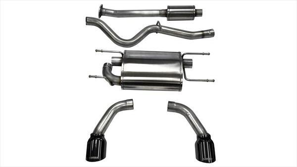 CORSA PERFORMANCE 14864BLK - Exhaust Cat-Back - 2.5in Dual Rear Exit image