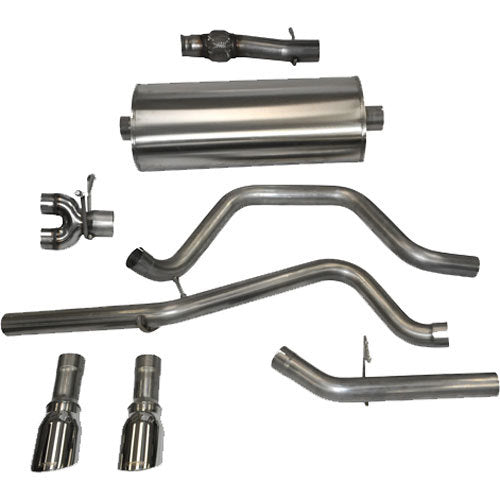 CORSA PERFORMANCE 14867 - 14-   GM P/U 1500 5.3L Cat Back Exhaust System image