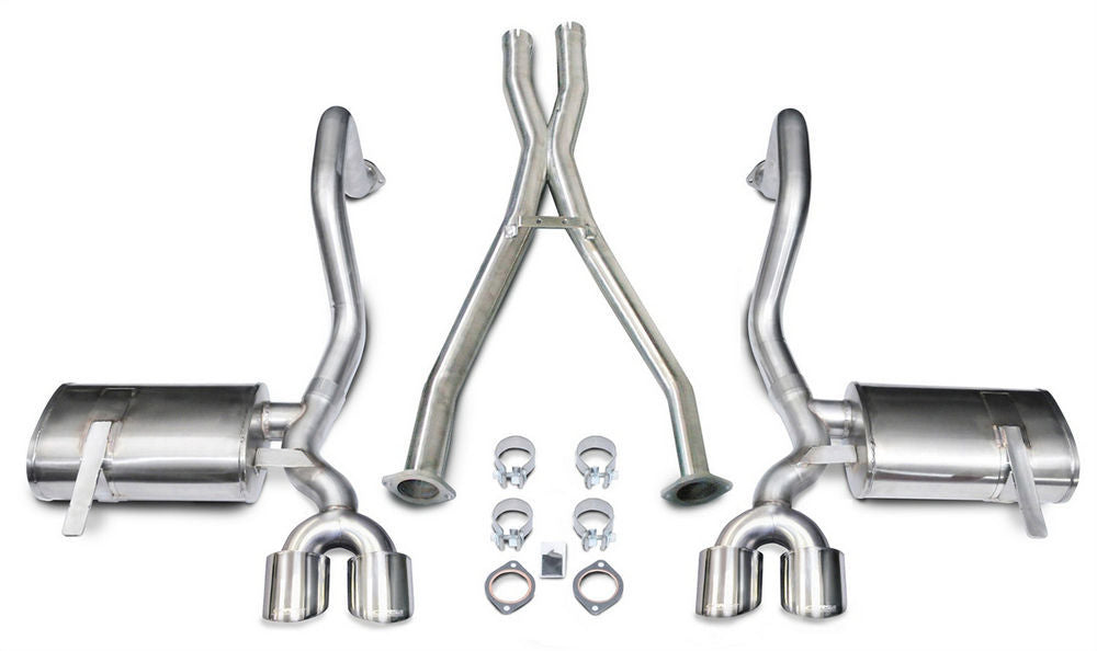 CORSA PERFORMANCE 14962 - Exhaust Cat-Back + X-Pip e - 2.5in Cat-Back + X-P image