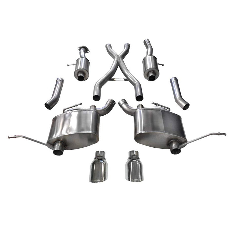 CORSA PERFORMANCE 14991 - Exhaust Cat-Back - 2.5in Cat-Back  Dual Rear image