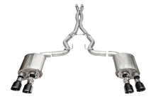 Load image into Gallery viewer, CORSA PERFORMANCE 21265BLK - 24-   Mustang Dark Horse 5.0L Cat Back Exhaust image