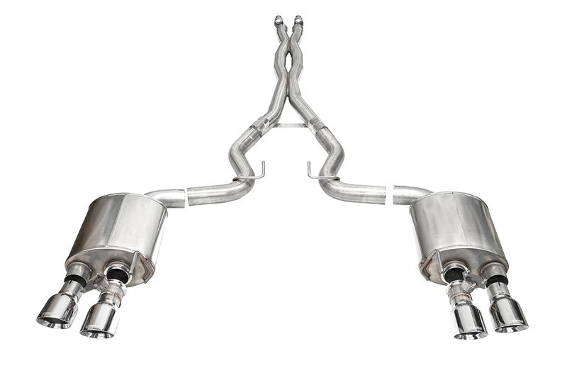 CORSA PERFORMANCE 21265 - 24-   Mustang Dark Horse 5.0L Cat Back Exhaust image