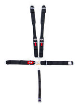 Load image into Gallery viewer, CROW SAFETY GEAR 11004-DB - 5-Pt Harness Small Latch Blk Hans Bolt In Pull Do image