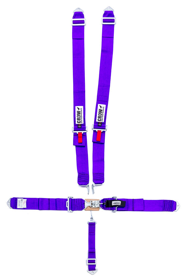 CROW SAFETY GEAR 11005 - 5-Pt Harness Small Latch Purple Bolt In Pull Down image