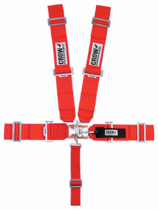 CROW SAFETY GEAR 11012 - 5-Pt Harness Small Latch RD Wrap Around Pull Down image