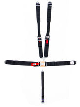 Load image into Gallery viewer, CROW SAFETY GEAR 11064-DB - 5-Pt Harness Big Latch Blk Hans Bolt In Pull Do image