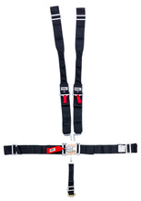 Load image into Gallery viewer, CROW SAFETY GEAR 11074-DB - 5-Pt Harness Big Latch Blk Hans Wrap Around Pul image