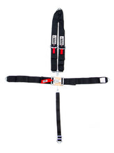 Load image into Gallery viewer, CROW SAFETY GEAR 11084A - 5-Pt Harness Big Latch Blk Bolt In V Type image