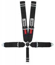 Load image into Gallery viewer, CROW SAFETY GEAR 11144 - Kam Lock Lap Belt 5-Way Black Floor Mount image