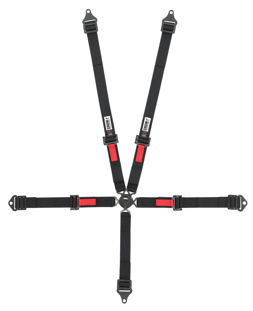 CROW SAFETY GEAR 11174AB - Kam Lock 2in Belts Black Pull-Up Bolt In Or Wrap image