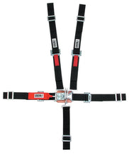 Load image into Gallery viewer, CROW SAFETY GEAR 11184 - 5 Point L&amp;L 2in Lap Belt Pull Down Black SFI16.2 image