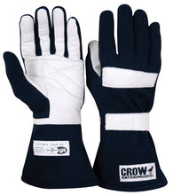 Load image into Gallery viewer, CROW SAFETY GEAR 11674 - Junior Driving Gloves Black Medium SFI-3.3/5 image