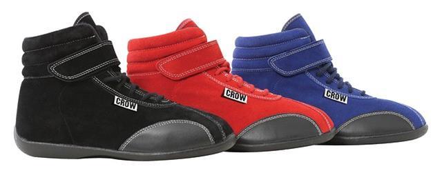 CROW SAFETY GEAR 22030BK - Mid Top Shoes Black Size 3 image