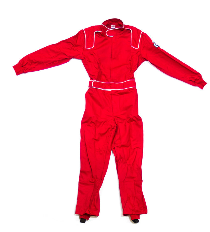 CROW SAFETY GEAR 24062 - Driving Suit Junior Red Proban Small 1-Piece image