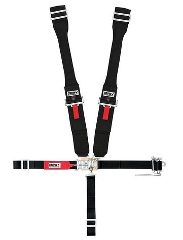 CROW SAFETY GEAR 40044 - 5-Way Ratchet Belts Left Side Lap image