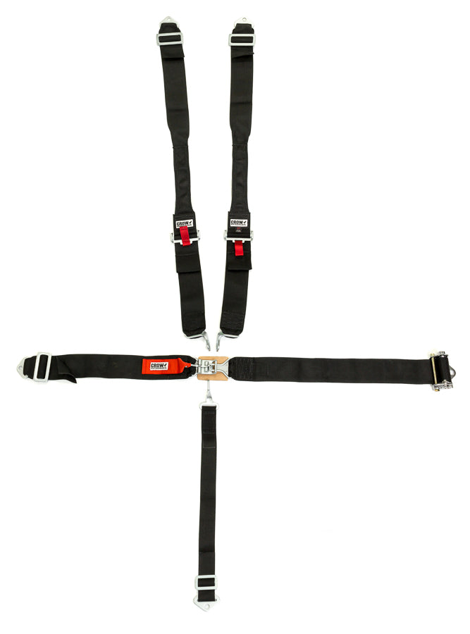 CROW SAFETY GEAR 40074L - Ratchet Belts 3in Latch And Link Bolt In Black image