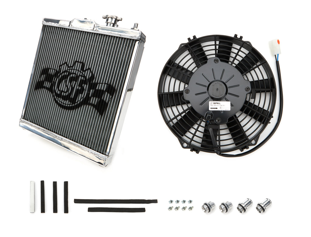 CSF COOLING 2858X - Radiator Universal Half Radiator w/Direct Fit image