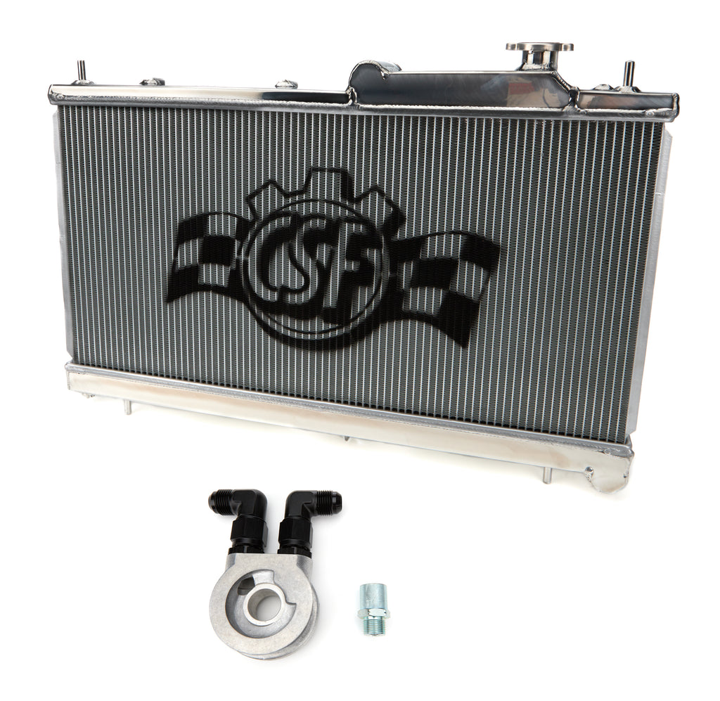 CSF COOLING 7042O - Radiator Subaru STI Impreza w/Built-in OC image