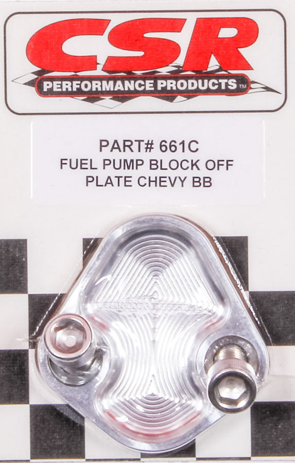 CSR PERFORMANCE 661C - BBC F/P Block-Off Plate - Clear image