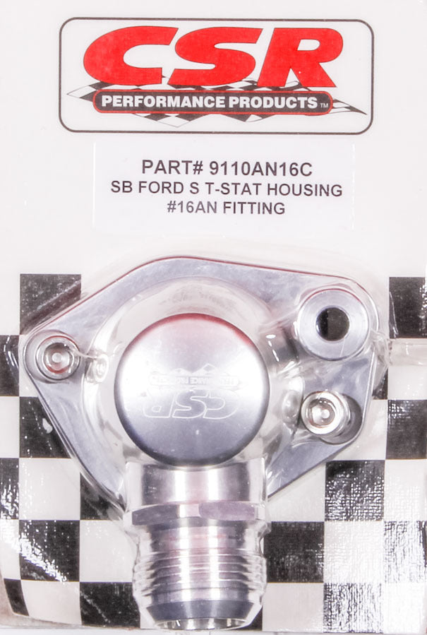 CSR PERFORMANCE 9110AN16C - SBF Swivel Thermostat Housing - Clear image
