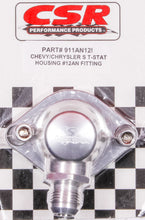 Load image into Gallery viewer, CSR PERFORMANCE 911AN12C - Chevy Swivel Thermostat Housing - Clear image