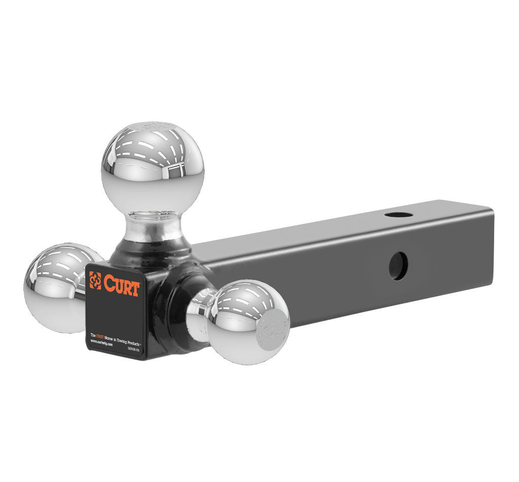 CURT MANUFACTURING 45001 - Multi-Ball Mount 1-7/8in /2in/2-5/16in Chrome image