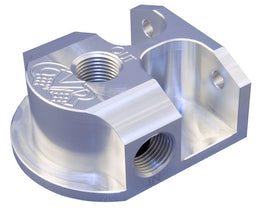 CVR PERFORMANCE OFM61 - Billet Alum Remote Oil Filter Mount GM image