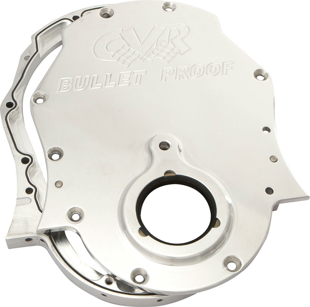 CVR PERFORMANCE TC2454CL - BBC Billet Timing Cover 2-Piece - Polished image