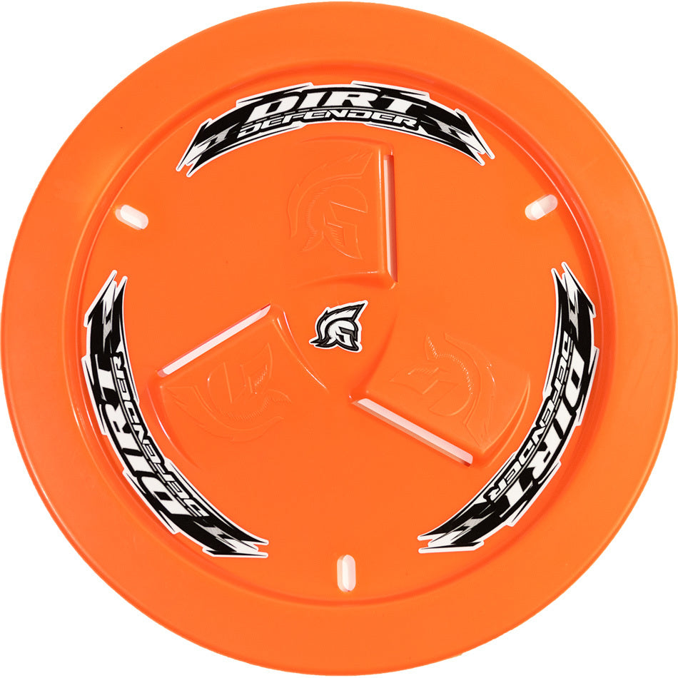 DIRT DEFENDER RACING PRODUCTS 10230 - Wheel Cover Orange Vented image