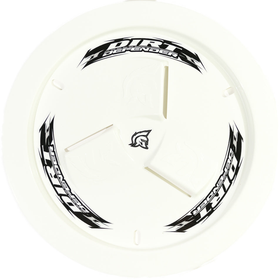 DIRT DEFENDER RACING PRODUCTS 10240 - Wheel Cover White Vented  image