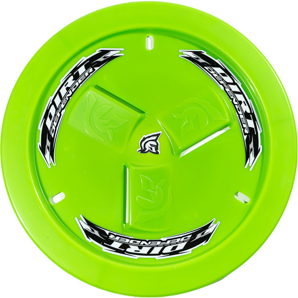 DIRT DEFENDER RACING PRODUCTS 10260 - Wheel Cover Neon Green Vented image