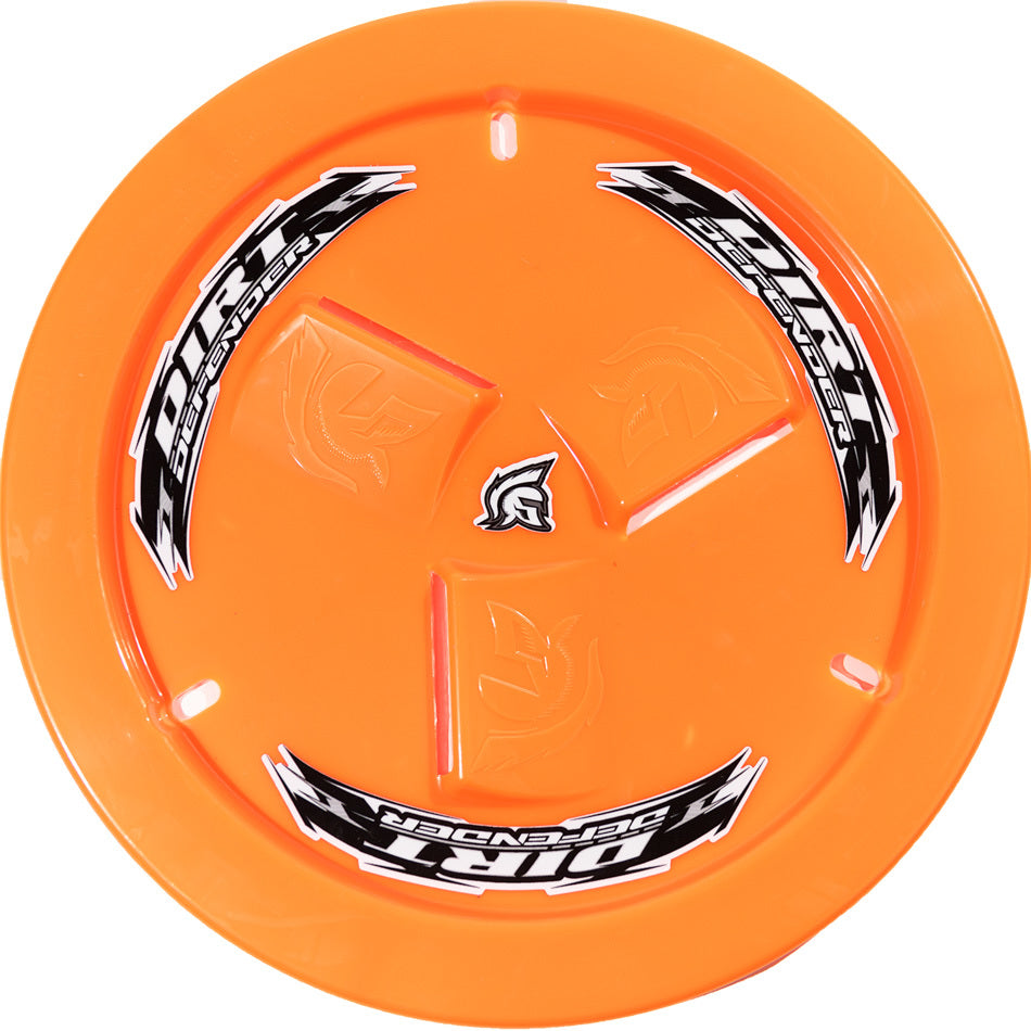 DIRT DEFENDER RACING PRODUCTS 10280 - Wheel Cover Neon Orange Vented image