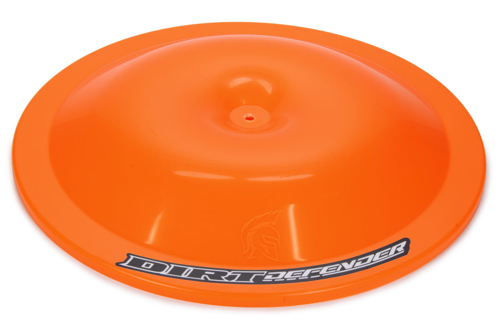 DIRT DEFENDER RACING PRODUCTS 5005 - Air Cleaner Top 14in Neon Orange image