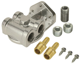 DERALE 13049 - Side-Ports Filter Mount Kit 3/8in NPT image