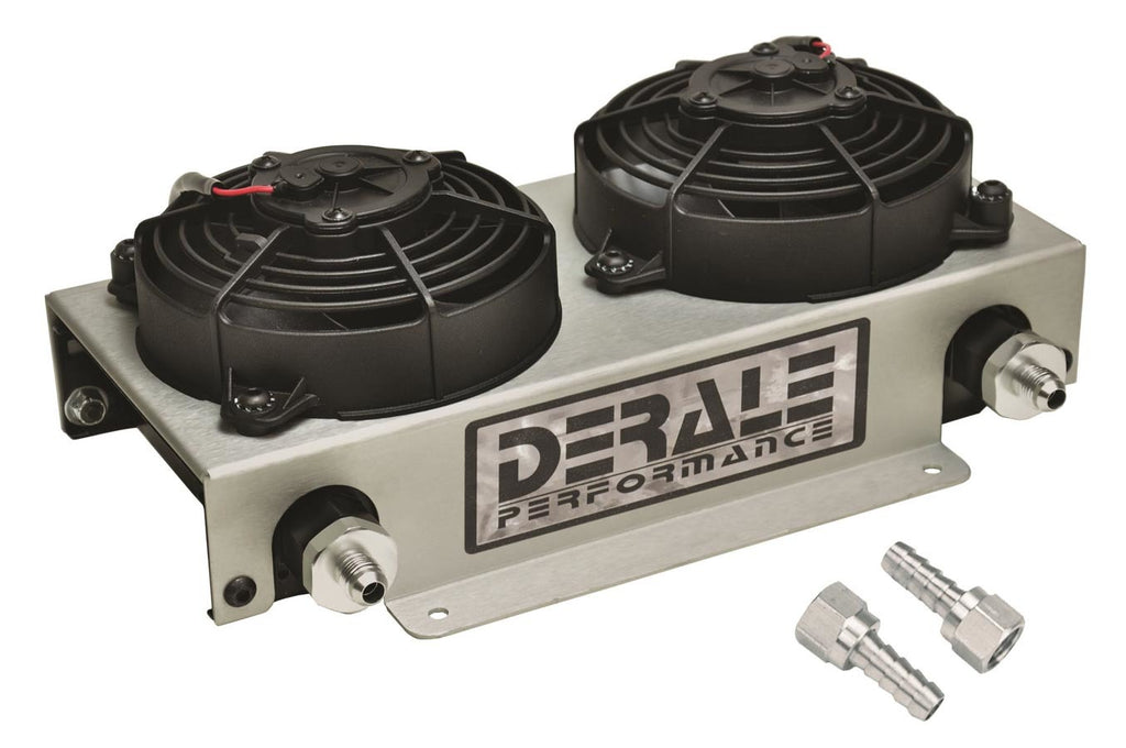 DERALE 13740 - Remote Oil Cooler -6AN w/ Fan image