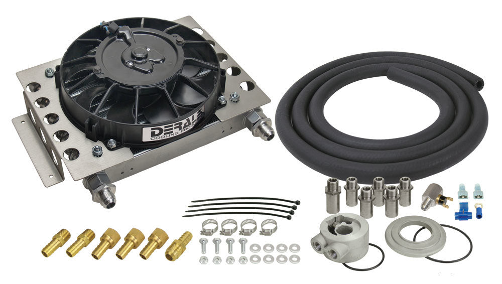 DERALE 15450 - Atomic-Cool Engine Oil Cooler Kit -8AN image