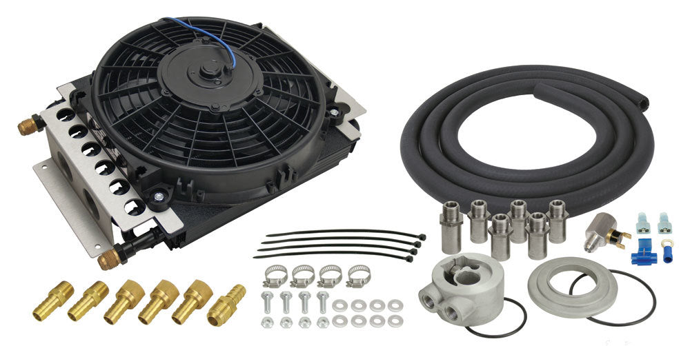 DERALE 15500 - Electra-Cool Engine Oil Cooler Kit -8AN image