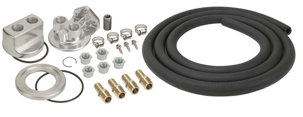 DERALE 15748 - Single Mount Oil Filter Relocation Kit image