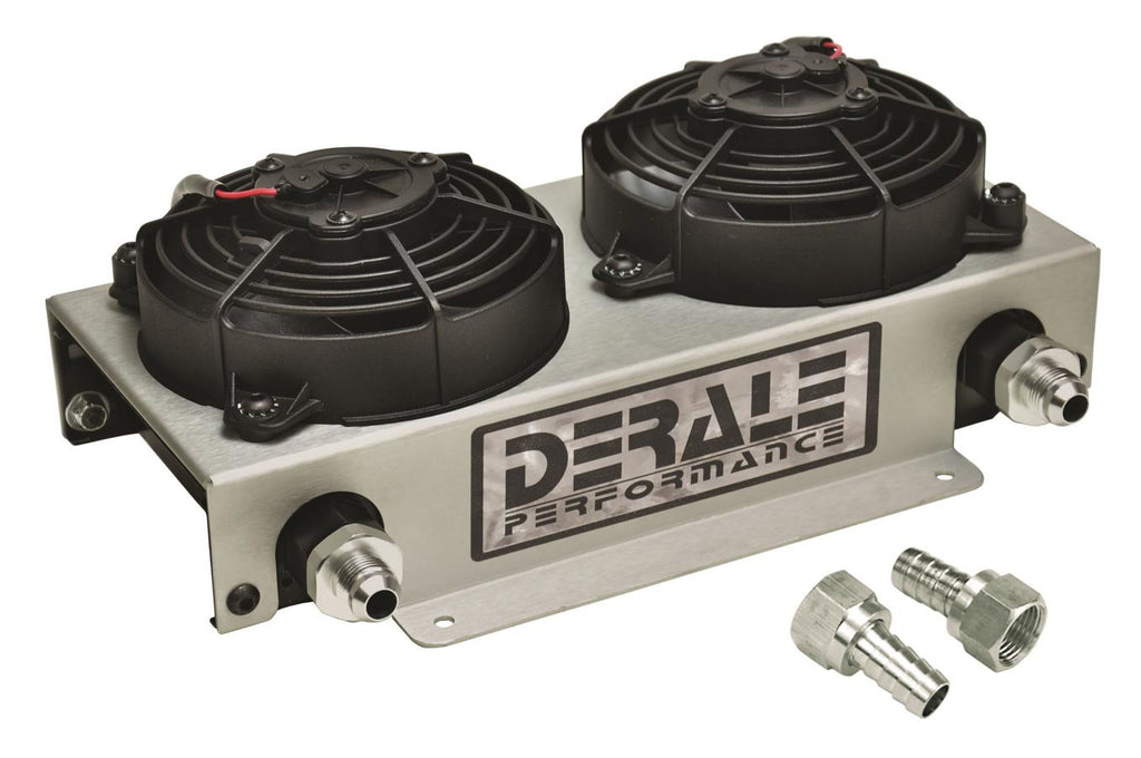 DERALE 15840 - Remote Oil Cooler -8AN w/ Fan image