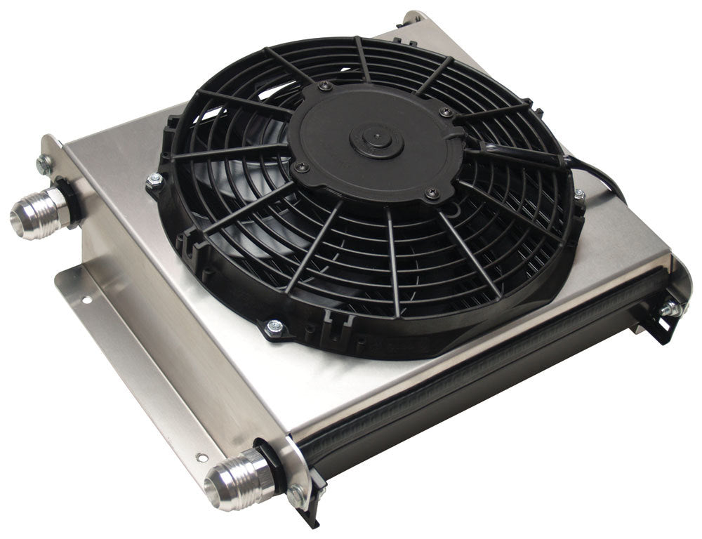 DERALE 15876 - Remote Oil Cooler -12AN w/ Fan image